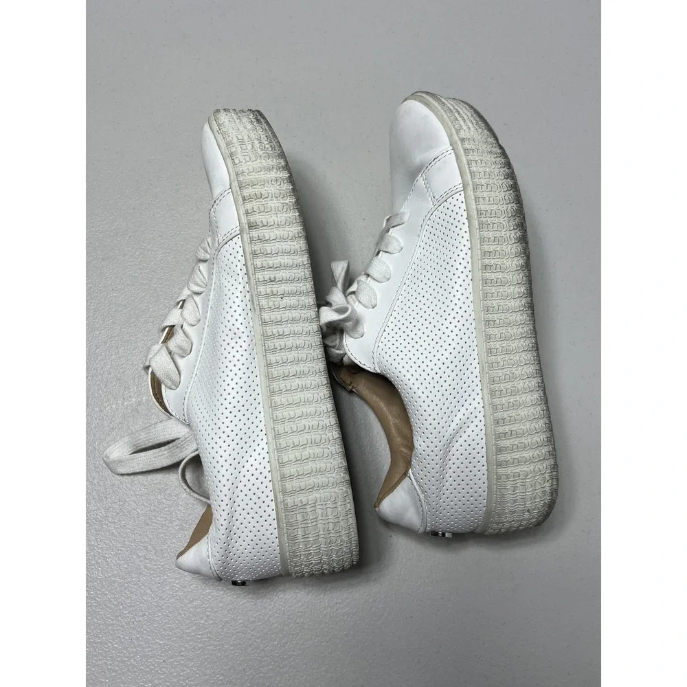 Steve Madden Toliver Shoes Womens Size‎ 6.5 White Platform Sneakers TLVR01S1